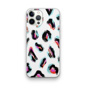 Cheetah color: iPhone 12 Pro Transparant Hoesje