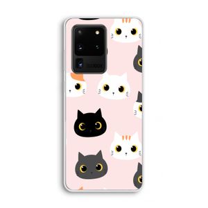 Katten: Samsung Galaxy S20 Ultra Transparant Hoesje