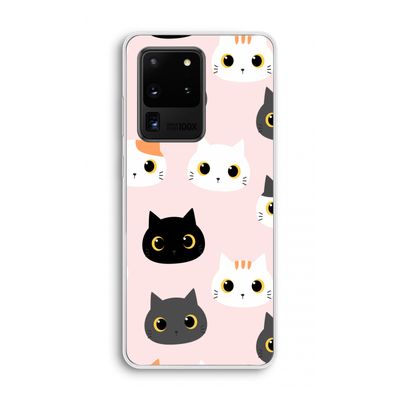 Katten: Samsung Galaxy S20 Ultra Transparant Hoesje