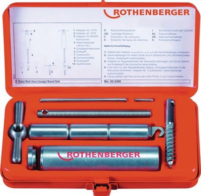 Rothenberger Set patroontrekkers | 9-delig | 1 stuk - 854390 854390