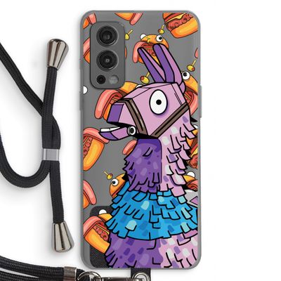 Loot Burger: OnePlus Nord 2 5G Transparant Hoesje met koord