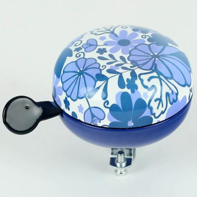 Widek bel ding dong delfts blauw bloem op kaart