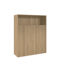 Balmani Fila zwevende badkamerkast fineer naturel eiken 100 x 30 x 120 cm