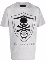 Philipp Plein t-shirt à logo tête de mort - Gris - thumbnail