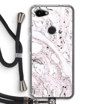 Mengelmoes: Pixel 3a Transparant Hoesje met koord