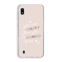 Right Place: Samsung Galaxy A10 Transparant Hoesje