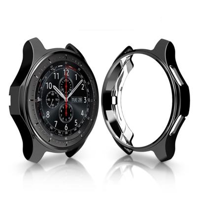 TPU geplateerd schokbestendig geval voor Samsung Gear S3 Frontier SmartWatch 42mm (zwart)