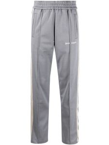 Palm Angels pantalon de jogging à logo brodé - Gris