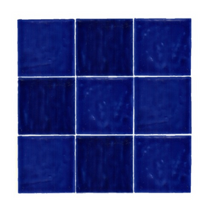 Terre d'Azur Maroc wandtegel 11.5x11.5cm donkerblauw - 30 stuks per doos