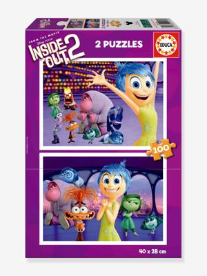 Puzzel 2x100P vice et versa (binnenstebuiten) EDUCA paars