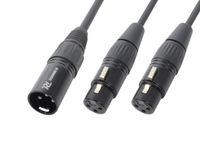 PD-Connex CX142 audio kabel 0,5 m XLR (3-pin) 2 x XLR (3-pin) Zwart - thumbnail