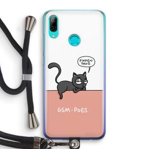 GSM poes: Huawei P Smart (2019) Transparant Hoesje met koord