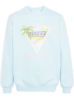 Casablanca sweat Tennis Club Icon - Bleu - thumbnail