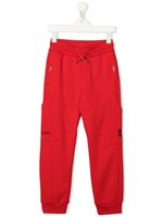 Givenchy Kids pantalon de jogging à logo brodé - Rouge - thumbnail