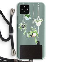 Hang In There: Pixel 5a 5G Transparant Hoesje met koord