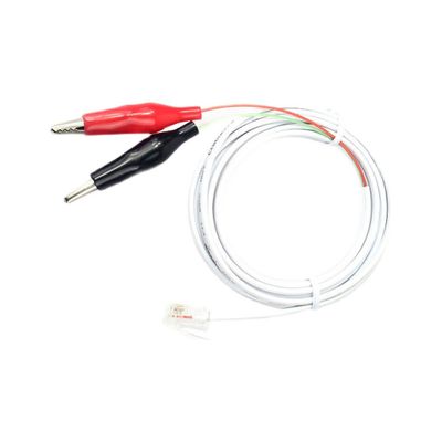 RJ11 Male to 2*Alligator Clips Test Cord, 1.5M