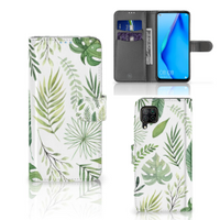 Huawei P40 Lite Hoesje Leaves - thumbnail