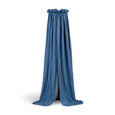 Jollein Sluier Vintage 155cm Storm - Blauw