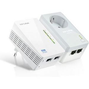 TP-LINK TL-WPA4226 KIT PowerLine-netwerkadapter 600 Mbit/s Ethernet LAN Wifi Wit 2 stuk(s)