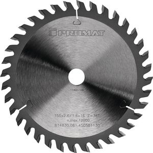 Promat Precisie-cirkelzaagblad | buiten-d. 210 mm aantal tanden 48 WZ | gat 30 mm snijbreedte 3,0 mm | hardmetaal - 4000814849 4000814849