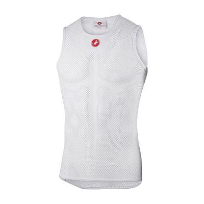 Castelli Core mesh 3 mouwloos ondershirt wit heren