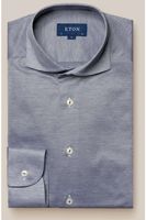 ETON Contemporary Fit Jersey shirt grijs, Effen - thumbnail
