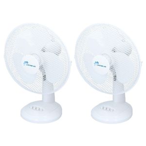 2x Tafel ventilatoren 30 cm