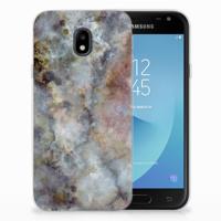 Samsung Galaxy J3 2017 | TPU | Siliconen hoesje | Marmer Grijs