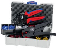 Knipex Assortiment adereindhulzen | Met krimptang en draadstriptang in systainer | 1 stuk - 97 90 16 - 97 90 16