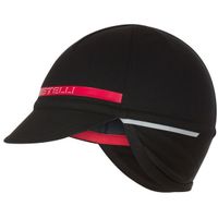 Castelli Difesa 2 cap helmmuts zwart/rood - thumbnail