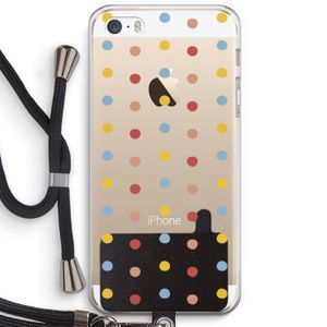 Bollen: iPhone 5 / 5S / SE Transparant Hoesje met koord