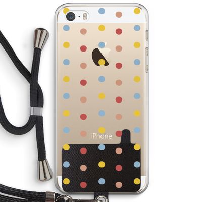 Bollen: iPhone 5 / 5S / SE Transparant Hoesje met koord