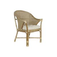 Leunstoel DKD Home Decor Wit Bruin 66 x 50 x 90 cm