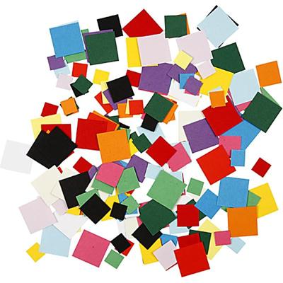Creativ Company Karton mozaiek, vierkant, afm 10+15+20 mm, 180 gr/ 1 doos