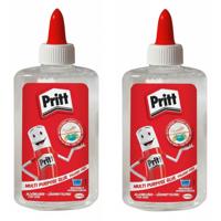 Pritt Multi Glue alleslijm - 2x - fles 150 gr - hobbylijm - knutsellijm - voor diverse materialen