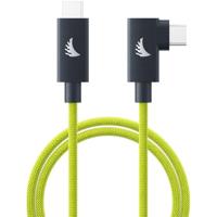 Angelbird USB-C 4.0 Solid Flex Cable Right-Angle Lime 2m