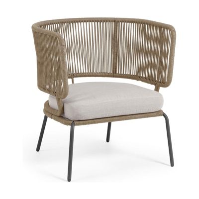 Kave Home Nadin loungestoel Beige