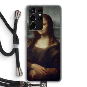 Mona Lisa: Samsung Galaxy S21 Ultra Transparant Hoesje met koord