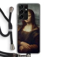 Mona Lisa: Samsung Galaxy S21 Ultra Transparant Hoesje met koord
