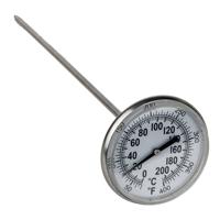 KS Tools 150.1963 Thermometer, 0-200°C/0-400°F, L =210 mm