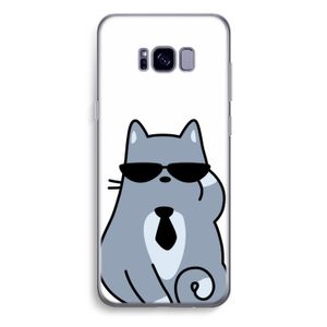 Cool cat: Samsung Galaxy S8 Plus Transparant Hoesje