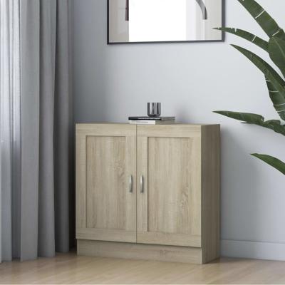 Boekenkast 82,5x30,5x80 cm bewerkt hout sonoma eikenkleurig