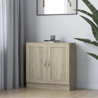 Boekenkast 82,5x30,5x80 cm bewerkt hout sonoma eikenkleurig