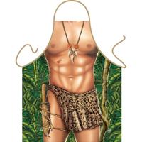 Keukenschort Tarzan - fun cadeau met foto print - Heren - BBQ schort