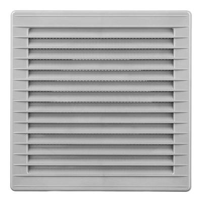 Ventilatierooster EDM 87725 Grijs 17 x 17 x 1,15 cm Muggennet