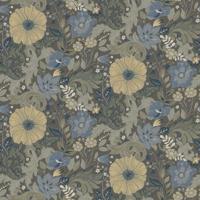 Dutch Wallcoverings Angas - Victor Black - Zwart