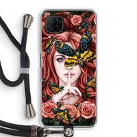 Lady Moth: Huawei P40 Lite Transparant Hoesje met koord