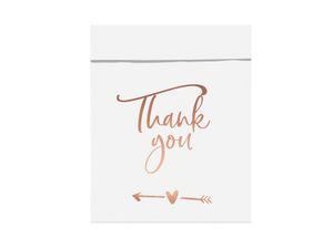 Verpakking zakjes &apos;Thank You&apos; (6st)