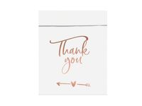 Verpakking zakjes &apos;Thank You&apos; (6st)