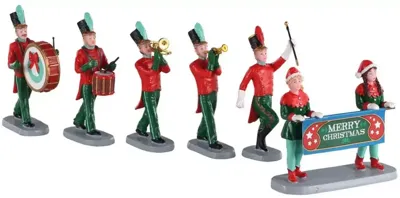 Lemax christmas on parade s/6 kerstdorp tafereel 2020
